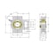 Ami Bearings SINGLE ROW BALL BEARING, 2'' ZINC WIDE SET SCREW NICKEL WIDE SLOT TAKE-UP UCST210-32NPMZ2 - alternate 2